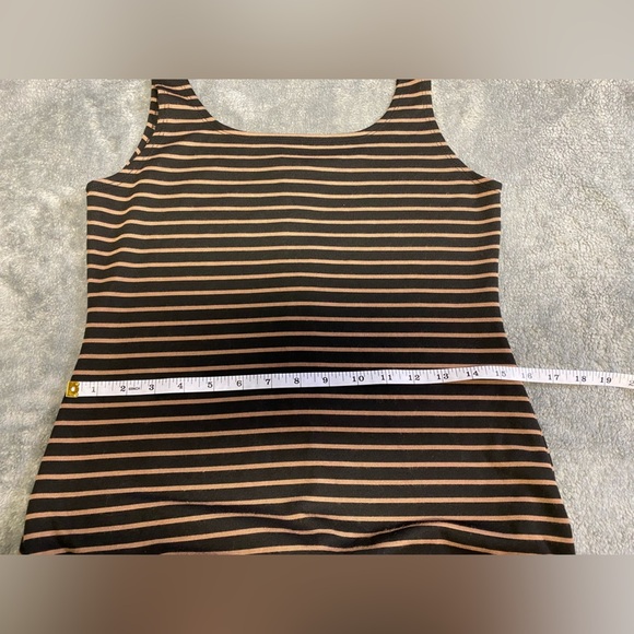 Popular Basics striped tank Bodycon dress women’s size L - Picture 11 of 14